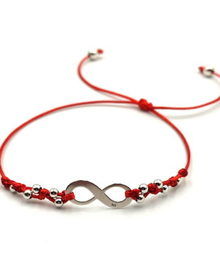 Bratara tip martisor, argint 925, model cu infinit