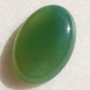 Cabochon agata verde kaki aprox 30x20x7 mm