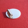 Charm / agatatoare pandant sau cabochon din argint .925 aprox 17 mm diametru