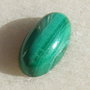 Cabochon 1 malachit NATURAL aprox 13.5x7.5x5 mm