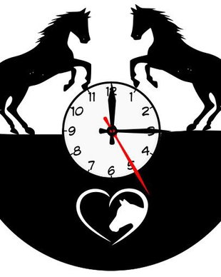 LOVE HORSE- ceas de perete