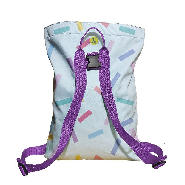 Rucsac Handmade Backpack Abstract, Confetti, Multicolor, 45x37 cm