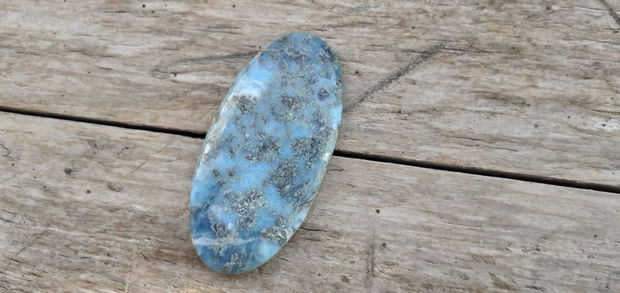 Cabochon larimar (foarte mare), 59x29 mm