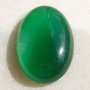 Cabochon agata verde degrade aprox 30x19.5x7 mm