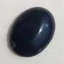 Agata neagra cu insertii albe aprox 30x22x7.5 mm