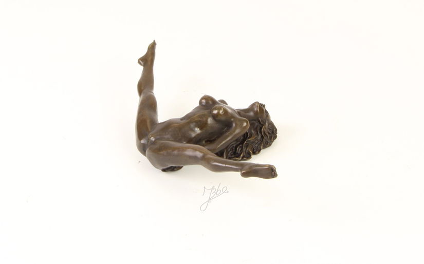 Nud - statueta erotica din bronz