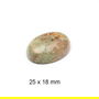 Cabochon Jasper agatizat, 25 x 18 mm, A950