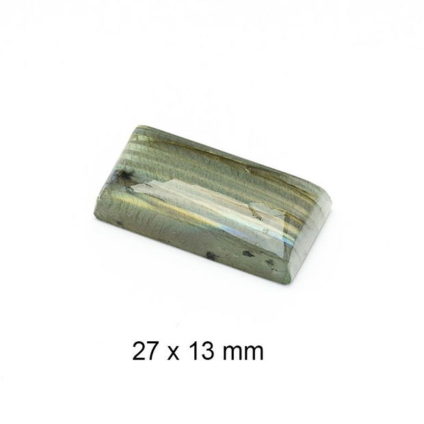 Cabochon Labradorit natural, 27 x 13 mm, A951