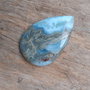 Cabochon larimar, 35x23 mm REZERVAT