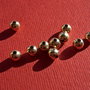 Margele gold filled 14 K aprox 5 mm