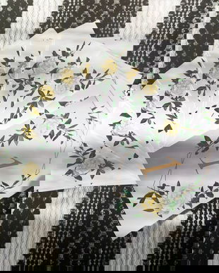 Numere masa, numere de masa flori crem și cadru auriu, nunta handmade, numere de masa moderne, nunta rustica