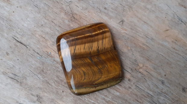 Cabochon ochi de tigru, 34x29 mm