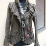 Cardigan cu blana