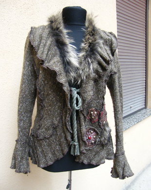 Cardigan cu blana
