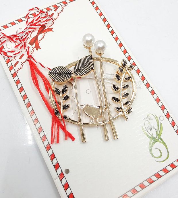 Martisor brosa LEAFY