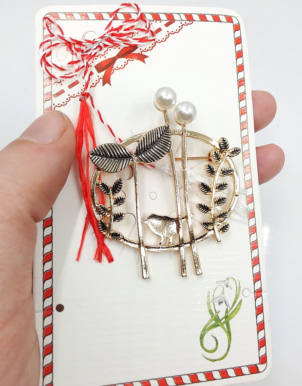 Martisor brosa LEAFY