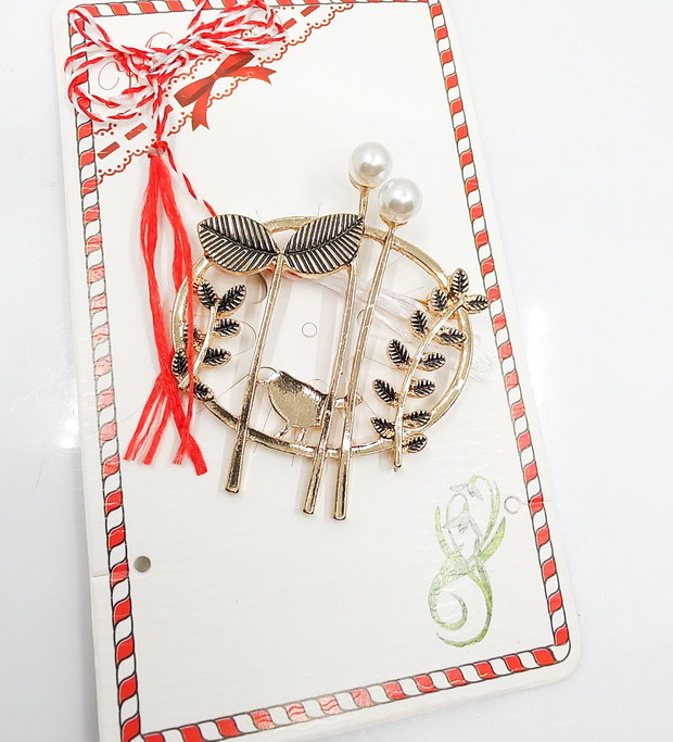 Martisor brosa LEAFY