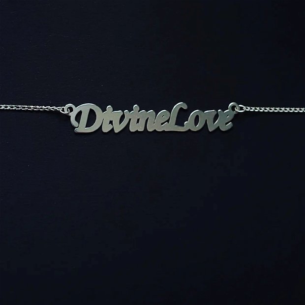 Colier argint Divine Love