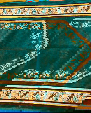 Covoraș turcesc nou, verde smarald