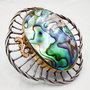 Inel argint cu abalone