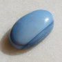 Cabochon blue opal Africa (lucrat manual in INDIA) aprox 27x15.6x7.3 mm