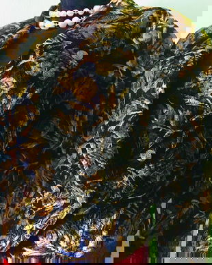 Sacou catifea imprimeu baroc, Madelaine