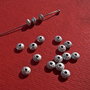 Disc stardust de aprox 2.4x4 mm din argint .925 rodiat