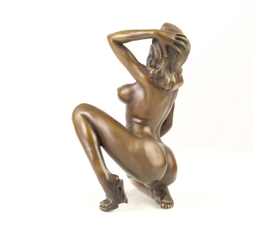 Nud - statueta erotica din bronz