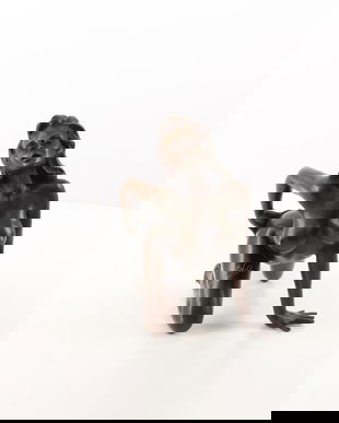 Nud - statueta erotica din bronz