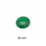 Cabochon malachit sintetic, 20 mm, A972  M5