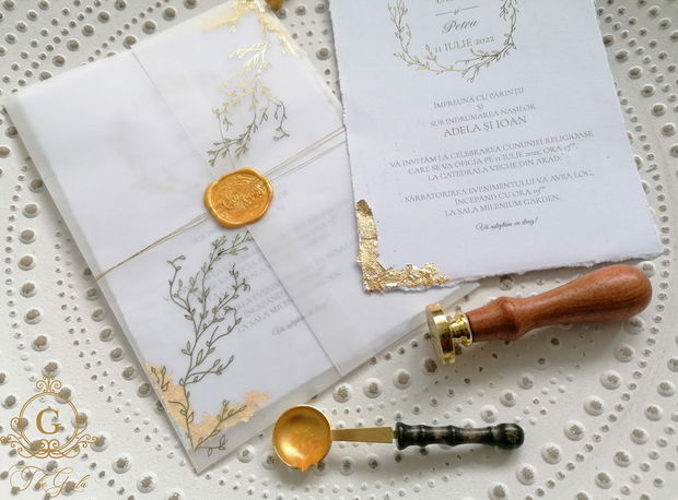 Invitatie Gold