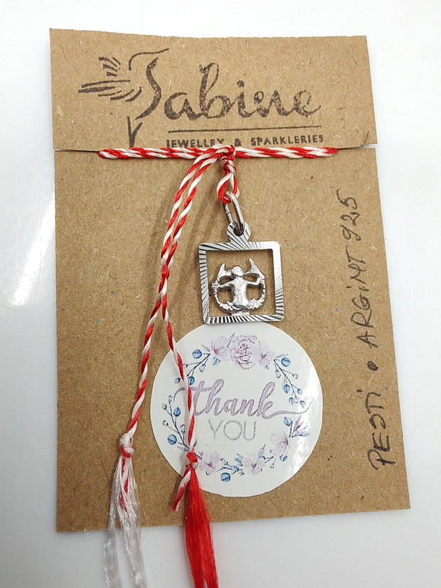 Martisor pandantiv PESTI din argint 925
