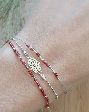 Bratara Martisor, Bratara cu margele Miyuki