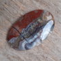 Cabochon masiv agata crazy lace, 42x28 mm