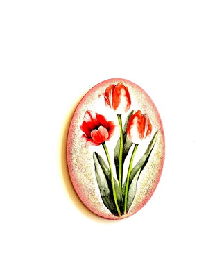 Magnet frigider cu design lalele - 2665