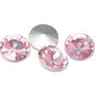 Cabochon din sticla, 12 mm, pink