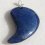 Pandantiv din lapis lazuli aprox 7x26x40 mm (47 mm cu agatatoarea metalica)