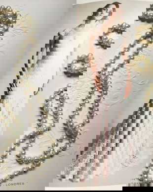 COLIER LUNG PERLE NATURALE IVOIR