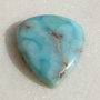 Cabochon de larimar cu insertii de cupru (lucrat manual in INDIA) aprox 6x25x28.5 mm