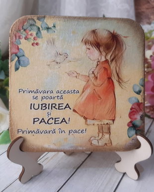 Felicitare cu mesaj - martisor