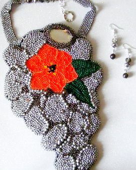 Set" floare intre pietre"