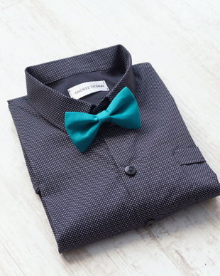 Camasa Baiat Neagra cu Buline Albe