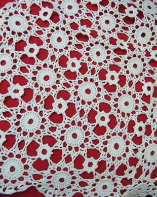 Nou fata de masa dantela bumbac 74cm