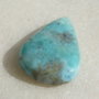 Cabochon de larimar cu insertii de cupru, cobalt si vanadiu  (lucrat manual in INDIA) aprox  5.3x16.5x23.6 mm