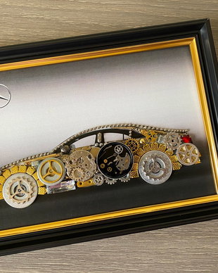 Mercedes Benz Cod M 570-Decoratiune birou-Decor Vintage-Bijuterii steampunk-Cadouri Barbati