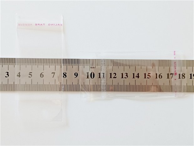 Punga ceolofan cu orificiu 4×9cm - 1 buc