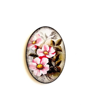 Magnet frigider flori roz - 2670