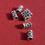 Tubulet din argint .925 partial antichizat aprox 5x3 mm