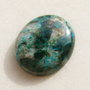 Cabochon crisocola (INDIA - lucrat manual) aprox 6.4x23x28 mm