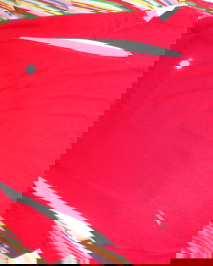 tricou rosu Crane sport L